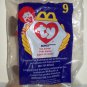 McDonald's 1998 Ty Teenie Beanie Babies Bones the Dog Happy Meal Toy in Original Packaging