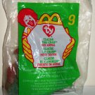 McDonald's 1999 Ty Teenie Beanie Babies Claude the Crab Happy Meal Toy in Original Packaging