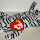 McDonald's 2000 Ty Teenie Beanie Babies Blizz the White Tiger Happy Meal Toy Creased Swing Tag Loose