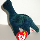 McDonald's 2000 Ty Teenie Beanie Babies Bronty the Brontosaurus Happy Meal Toy w/ Swing Tag Loose
