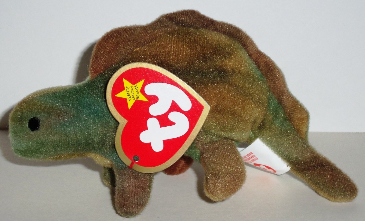 McDonald's 2000 Ty Teenie Beanie Babies Steg the Stegosaurus Happy Meal Toy w/ Swing Tag Loose