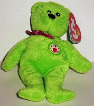 McDonald's 2009 Ty Teenie Beanie Babies Thirty The Bear Happy Meal Toy with Swing Tag Loose