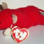 McDonald's 1997 Ty Teenie Beanie Babies Snort the Bull Happy Meal Toy Damaged Swing Tag Loose