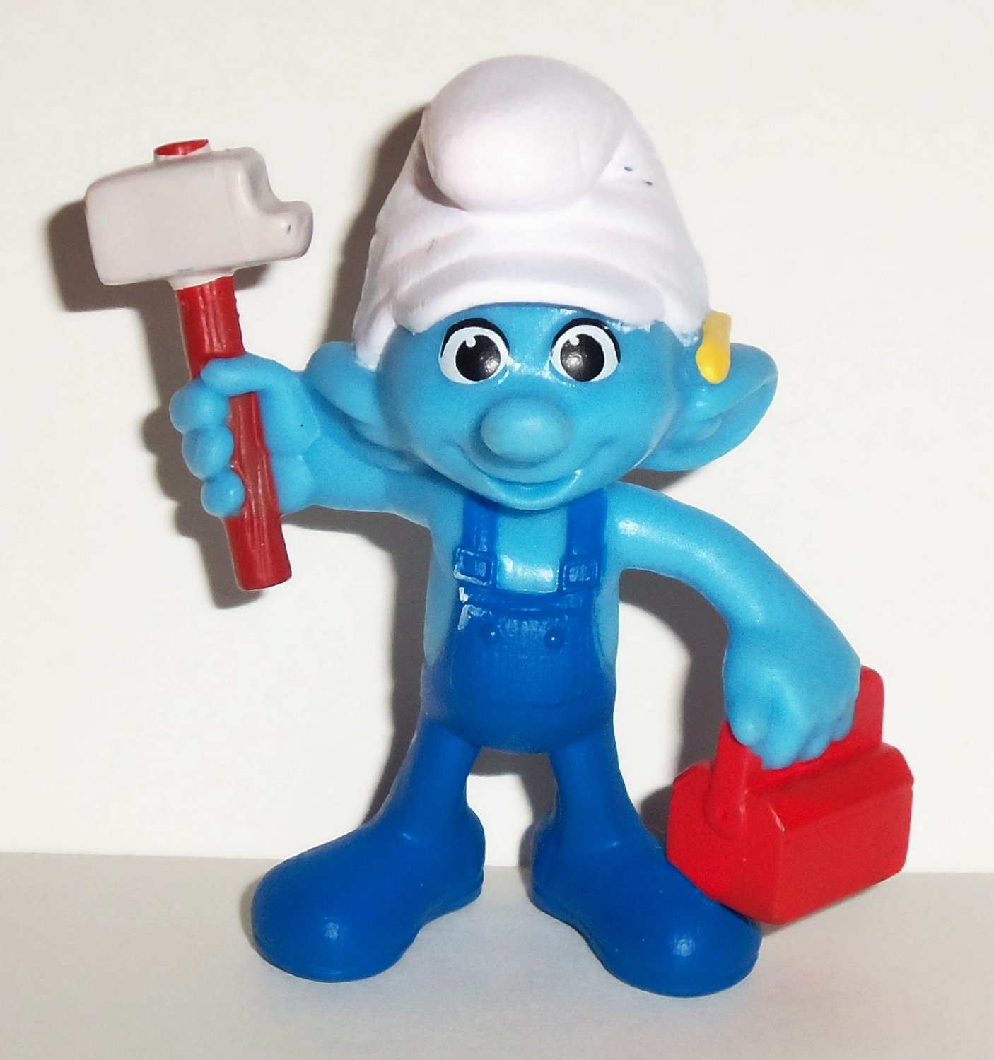 McDonald's 2013 The Smurfs 2 # 9 Clumsy Smurf Toy Figure loose 