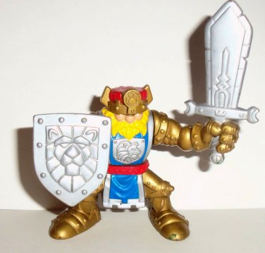 Imaginext Fisher Price Great Adventures castle gold knight sword shield man King 