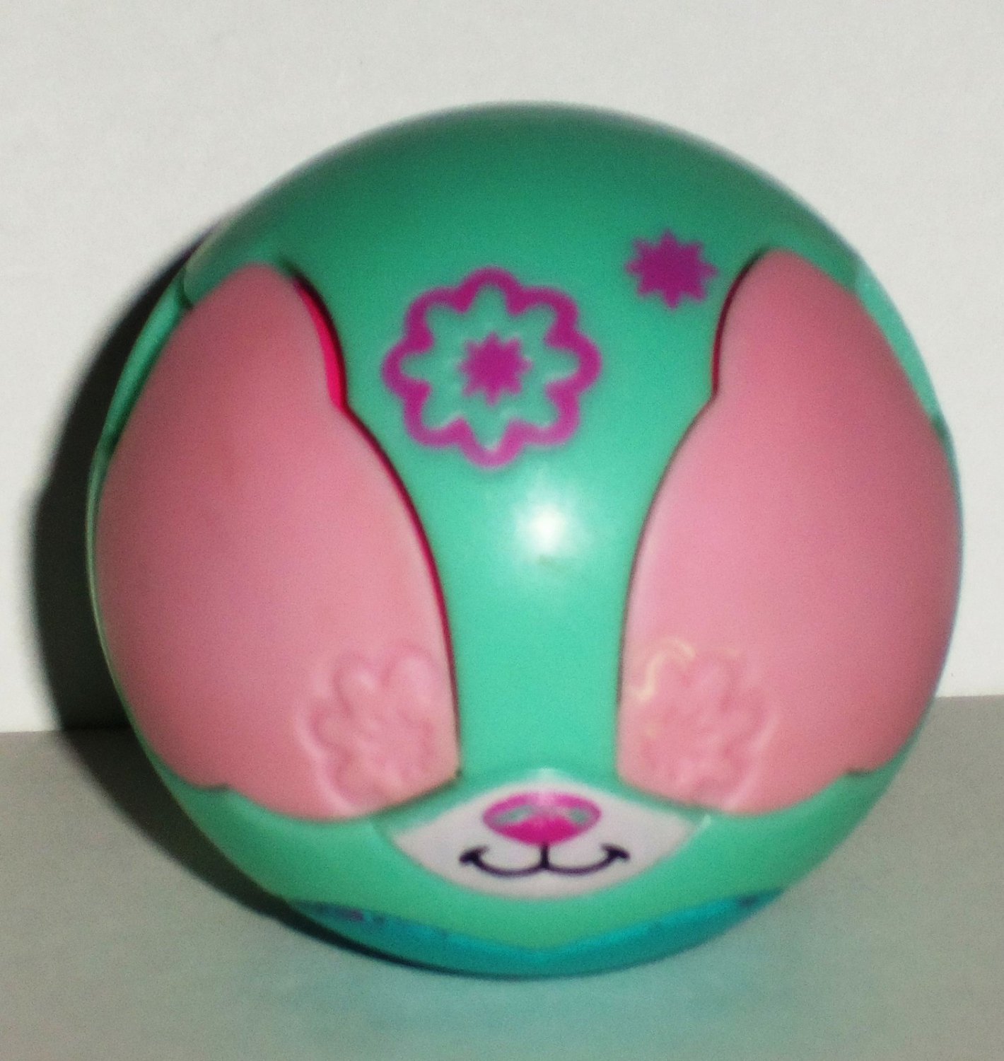 McDonald's 2011 Zoobles Costello Pink Light Green Happy Meal Toy Loose Used