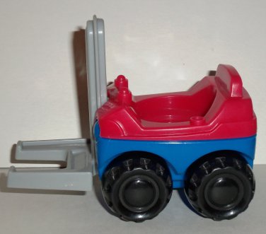 Fisher-Price #B0135 Little People Lift 'n Load Trucks Forklift Red