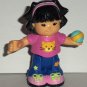 Fisher-Price Little People Sonya Lee with Ball Poseable Figure Loose Used