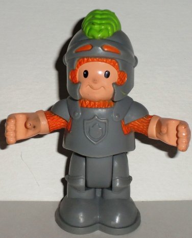 Fisher-Price Little People Ethan as Knight Poseable Figure Loose Used