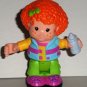 Fisher-Price Little People Elena with Baby Bottle Poseable Figure Loose Used