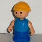 Vintage Li'l Playmates Construction Worker with Blue Shirt Figure Loose Used
