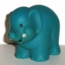 TRG&G Inc. 1997 Blue Elephant Figure Loose Used