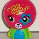 McDonald's 2012 Zoobles Clappers Pink Happy Meal Toy Loose Used