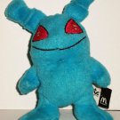 McDonald's 2004 Neopets Blue Grundo Happy Meal Toy No Swing Tag Loose Used