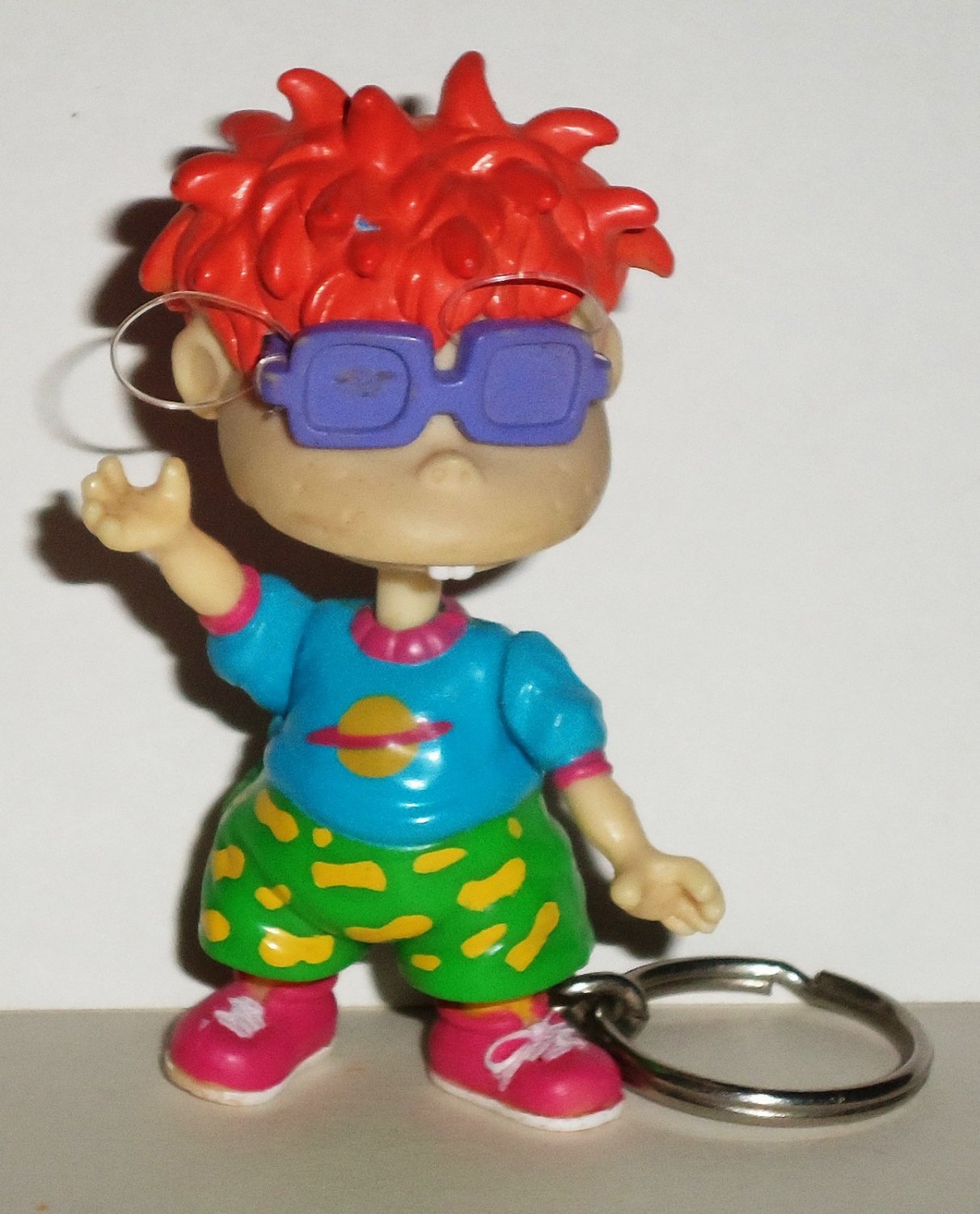 Rugrats Keychains Chuckie Figure Nickelodeon Basic Fun Inc 1997 Loose Used 8331