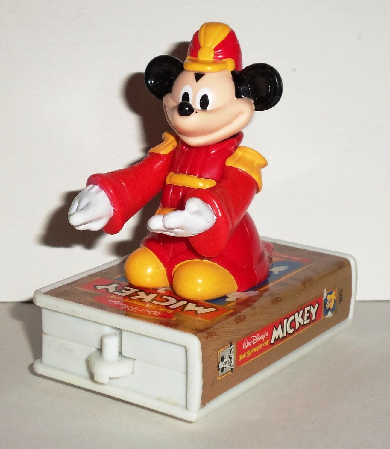 2 McDonalds Disney Video Favorites Spirit of Mickey Mouse #1 Toy '98 Cake Topper 