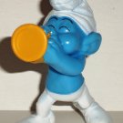 McDonald's 2013 Smurfs 2 Harmony Smurf PVC Figure Happy Meal Toy  Loose Used