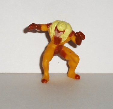 X-Men Pocket Comics Sabretooth Mini Figure Toy Biz 1994 Marvel Loose Used