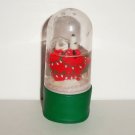 Peanuts Snoopy Laying on Dog House Christmas Snow Globe Loose Used
