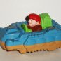 Burger King 1991 Captain Planet Flip Cars Wheeler/Duke Kukem Snowmobile Kids Meal Toy Loose Used