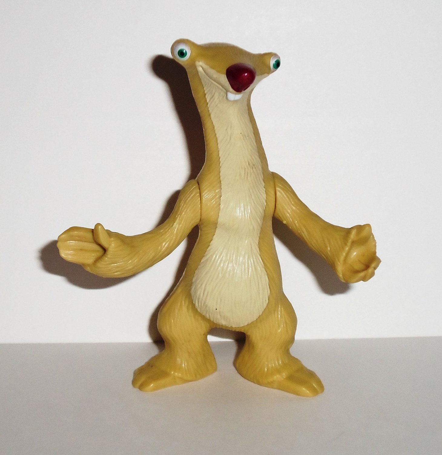 2014 Ice Age Burger King Kids Meal Toy Sloth Sliding Sid 