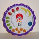 McDonald's 2008 Baby Ronald Counting Wheel U3 Happy Meal Toy Loose Used