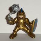 Fisher-Price Great Adventures Gold Knight Chain Mace & Lion Shield Figure 1994 Loose Used