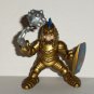 Fisher-Price Great Adventures Gold Knight Chain Mace & Lion Shield Figure 1994 Loose Used
