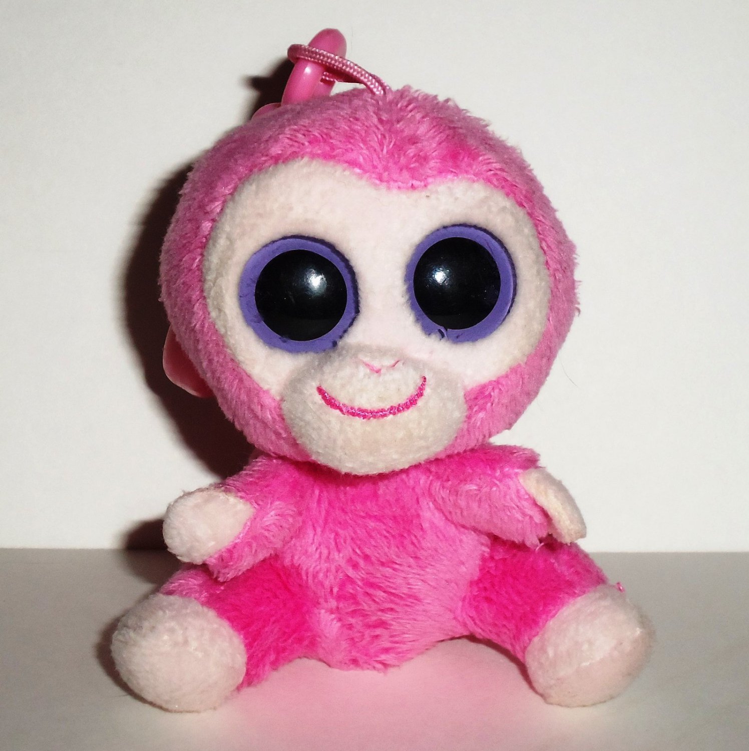 Ty 2010 Beanie Boos Razberry Key-Clip Plush Toy Babies Loose Used