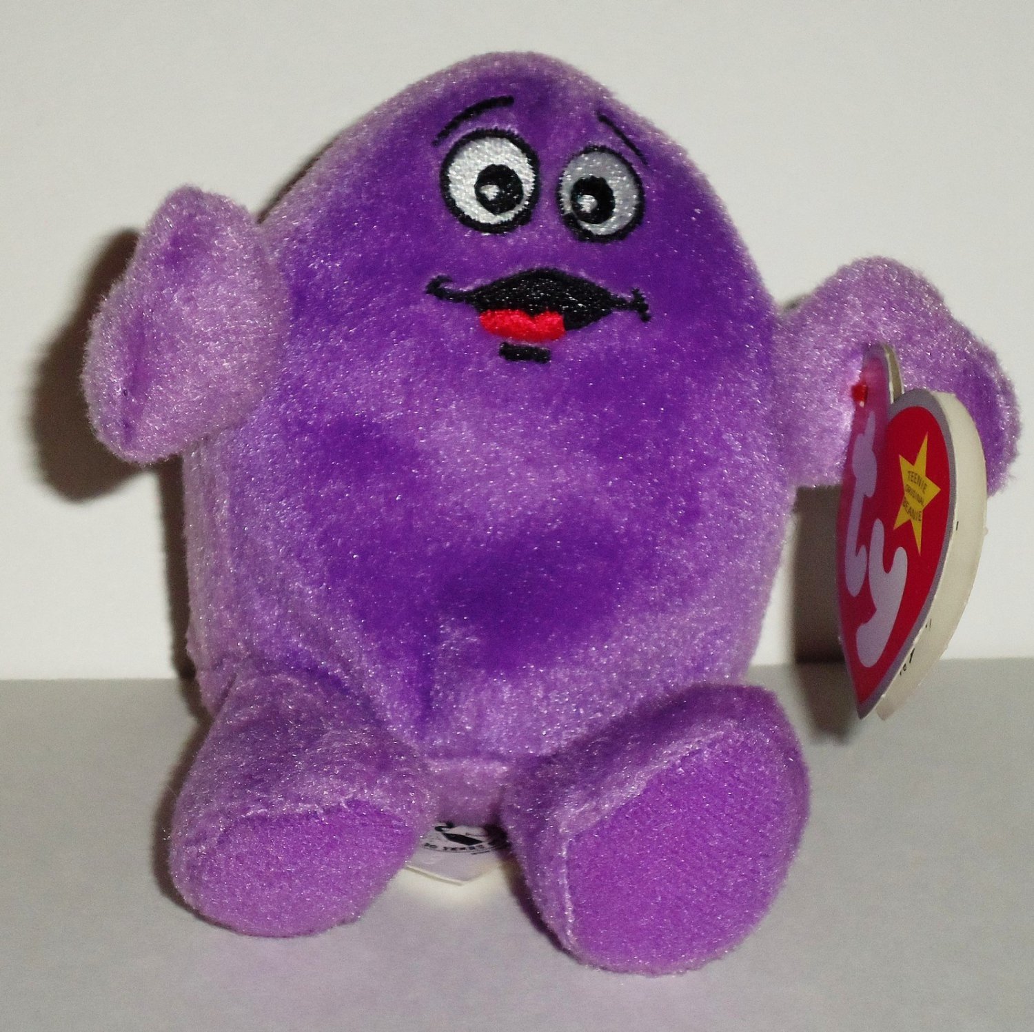 2004 25th Anniversary Ty McDonalds Happy Meal Plush Grimace the Bear #12 