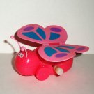 Hans Flying Butterfly Wind-Up Toy Pink Loose Used