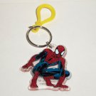 Spider-Man Keychain with Backpack Clip Marvel Comics 2004 Loose Used