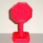 Fisher-Price Little People Stop Sign from #2500 Main Street Loose Used