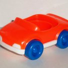 Shelcore 1992 Orange and White Plastic Car Loose Used