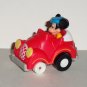 McDonald's 1989 Disney Mickey's Birthdayland Mickey's Roadster Happy Meal Toy Mouse Car Loose Used