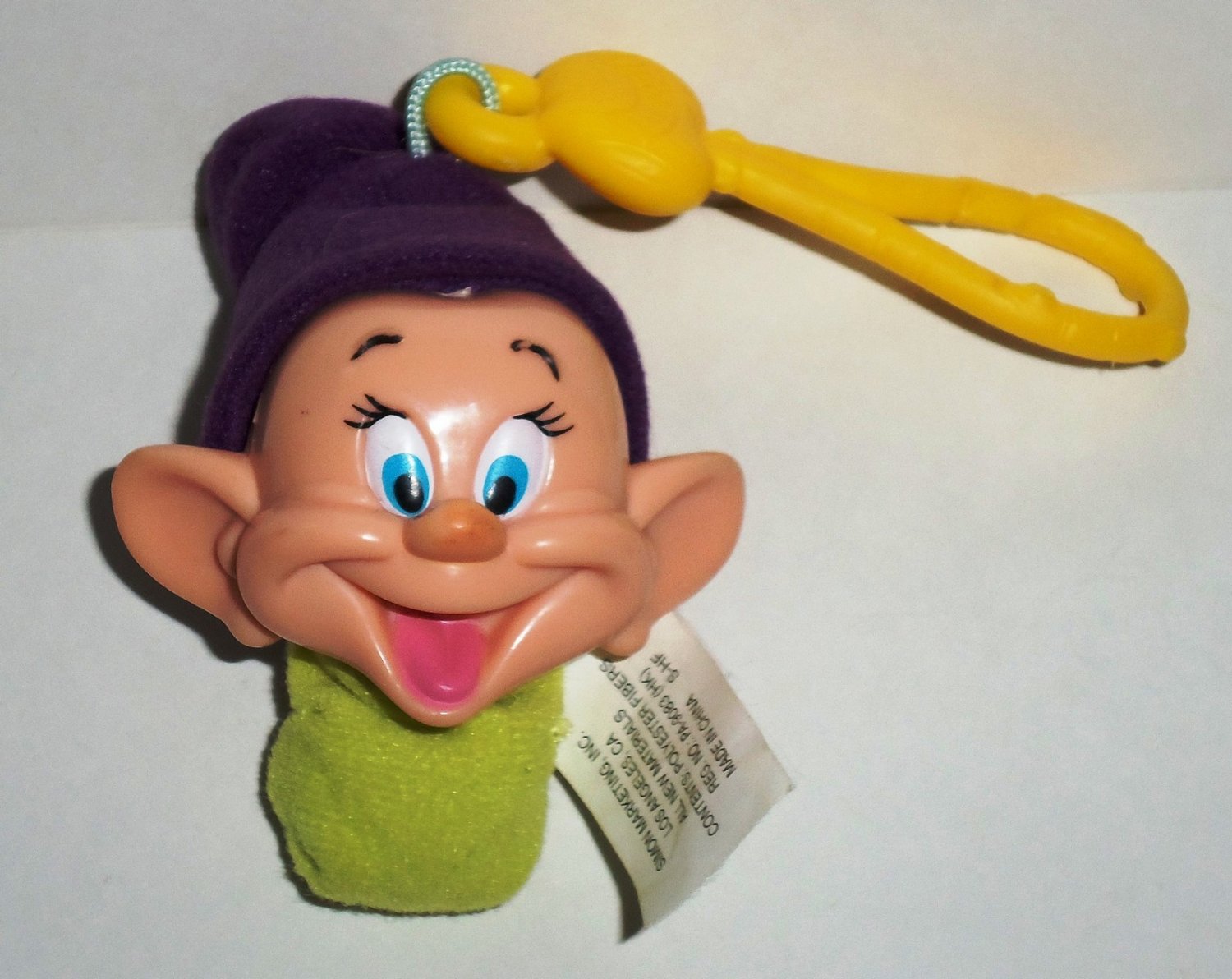 Mcdonalds 2001 Disneys Snow White And The Seven Dwarfs Dopey Happy Meal Toy Loose Used 