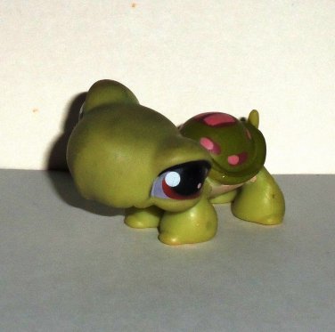 Littlest Pet Shop #8 Turtle Figure Hasbro 2004 Loose Used