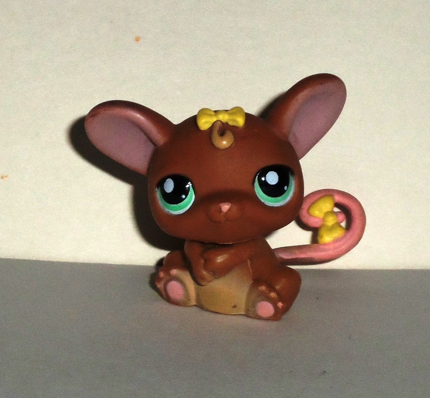 Littlest Pet Shop #989 Brown Rat Figure Hasbro 2007 Loose Used