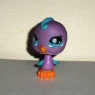 Littlest Pet Shop #931 Purple Parakeet Bird Figure Hasbro 2004 2008 Loose Used