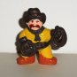 Lincoln Logs Cowboy in Yellow Outfit with Rope PVC Figure Loose Used