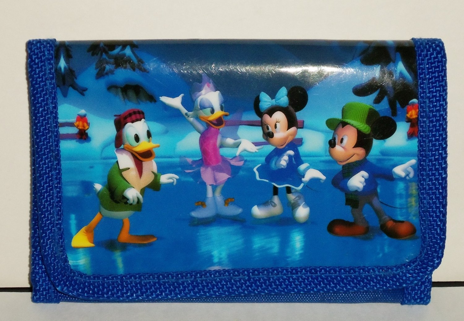 Disney Mickey Mouse and Friends Tri-fold Wallet Minnie Donald Duck ...