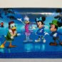 Disney Mickey Mouse and Friends Tri-fold Wallet Minnie Donald Duck Goofy Billfold Loose Used