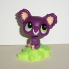 McDonald's 2010 Littlest Pet Shop Purple Koala Bear Figure Only Happy Meal Toy Hasbro Loose Used