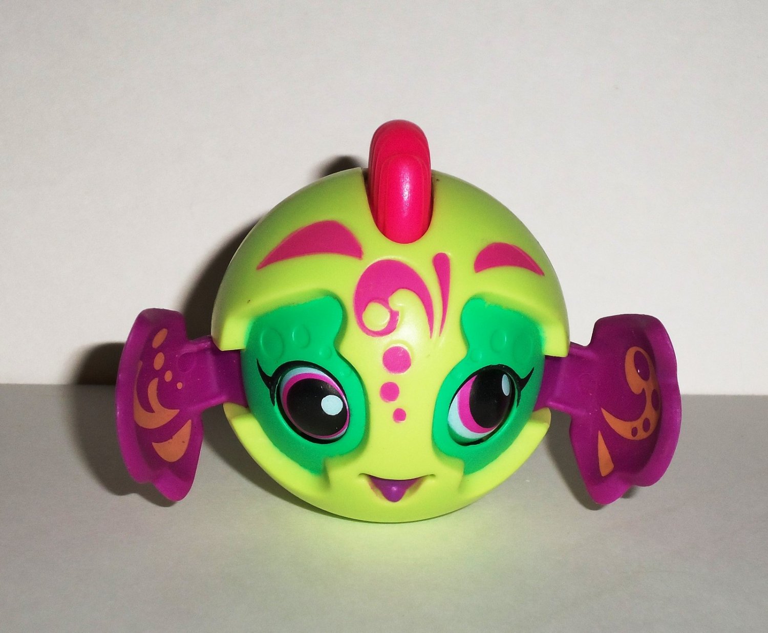 McDonald's 2011 Zoobles Seamus Light Green Purple Happy Meal Toy Loose Used