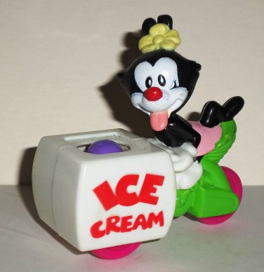 McDonald's 1994 Animaniacs Dotâ��s Ice Cream Wagon Happy Meal Toy Loose Used