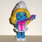 McDonald's 2013 Smurfs 2 Smurfette's Birthday PVC Figure Happy Meal Toy  Loose Used