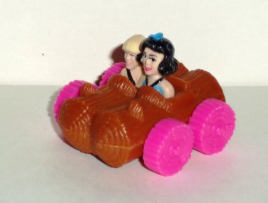 McDonald's 1994 Flintstones Movie Betty and Bamm-Bamm Car Only Happy Meal Toy Loose Used