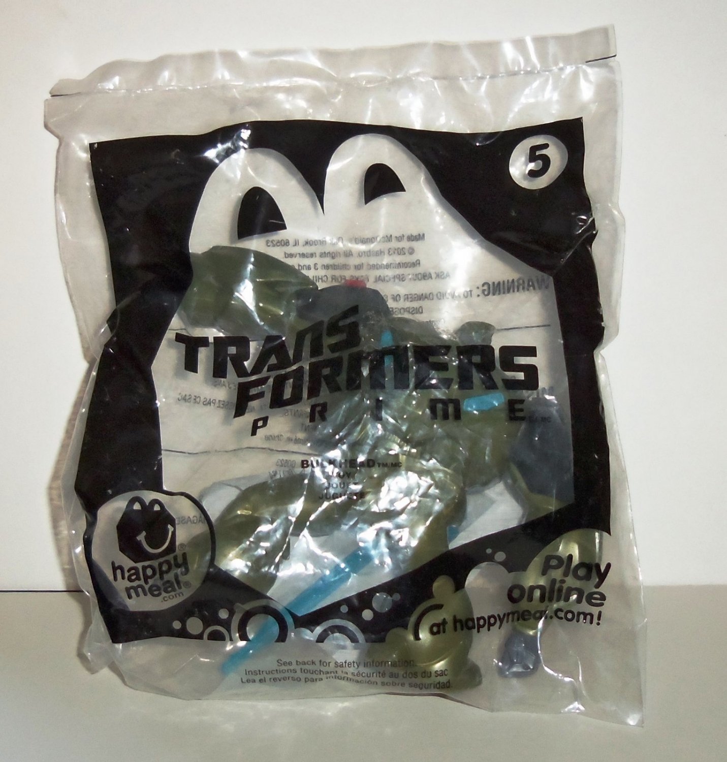 McDonald's 2013 Transformers Prime Bulkhead Happy Meal Toy NIP