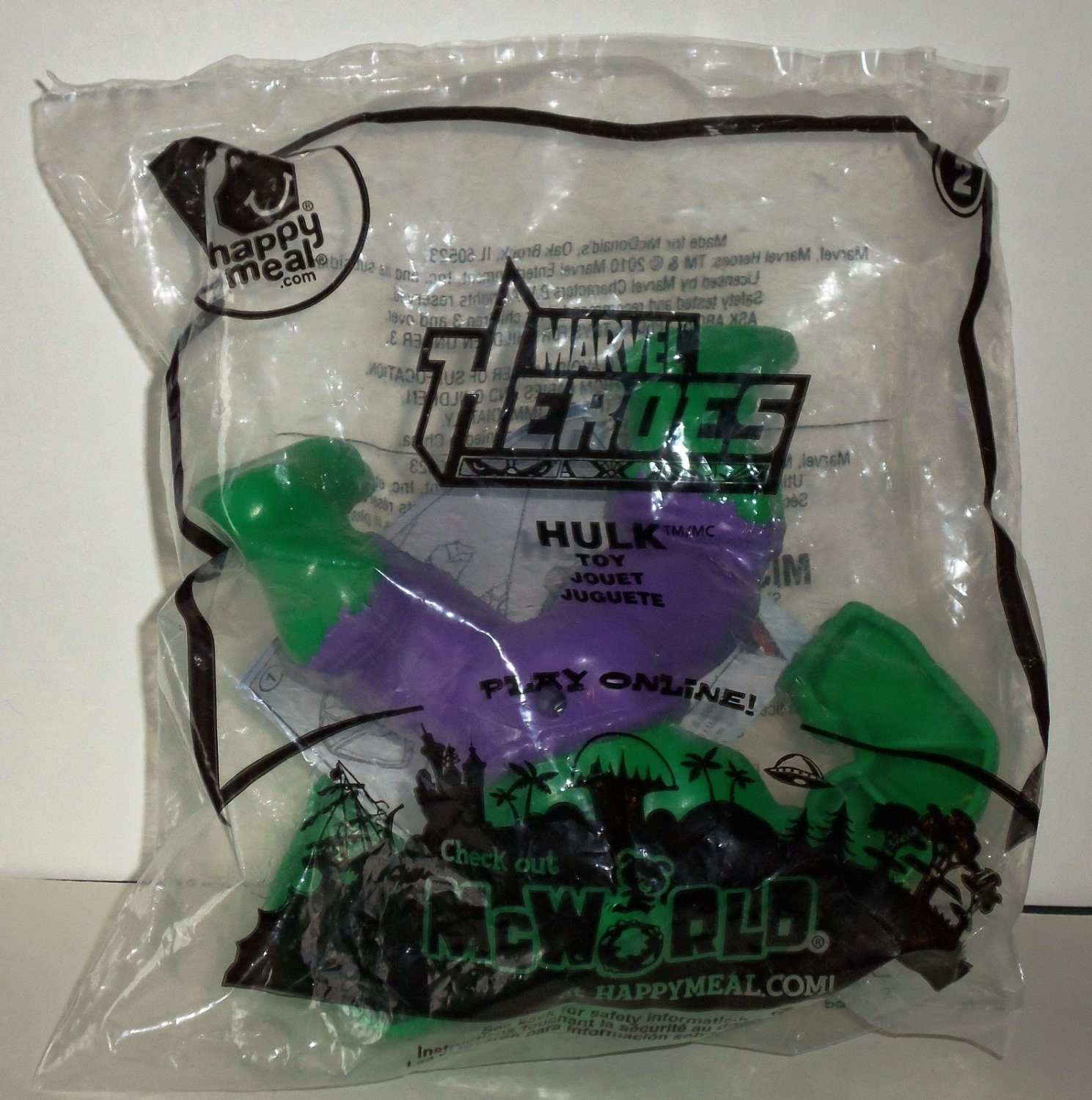 mcdonalds hulk toy