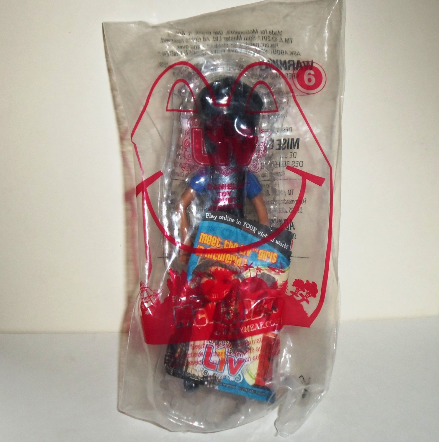 McDonald's 2011 Liv Doll Daniela Happy Meal Toy NIP